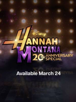 20 years in the making ❤️ The Hannah Montana 20th Anniversary Special premieres March 24 on Disney+ and Hulu.