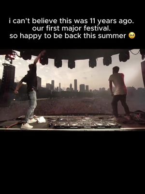Chicago we’re back… #electronicmusic #lollapalooza #chicago 