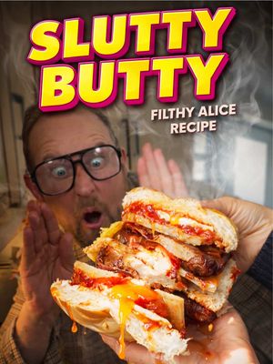 Alice’s Slutty Butty sandwich recipe  #sandwichrecipe #sandwichlover #sandwiches 
