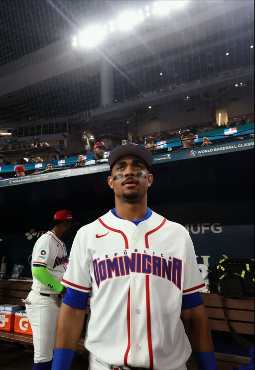 ~ a Dios la gloria por nacer dominicano y permitirme representar un país y una cultura tan bella en este deporte, el plan de Dios es perfecto y todo pasa por una razón, esta vez no pudimos llevarnos la corona pero creamos muchas memorias incomparables . Gracias a Todos los fanáticos que nos apoyaron a todos durante este torneo y de verdad que los dominicanos nos dejamos sentirrr. Los quiero mi gente 🇩🇴❤️