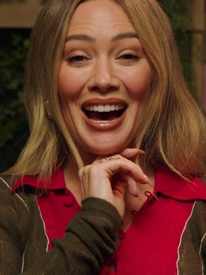 @hilaryduff sits down for #LastMeals out NOW on #MythicalKitchen's YouTube channel!