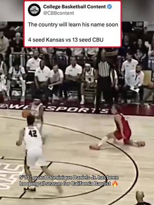 The Lancers play Darryn Peterson and Kansas in the 1st round of the NCAA Tournament 👀 #basketball #MarchMadness #mbb #kansas #collegebasketball 