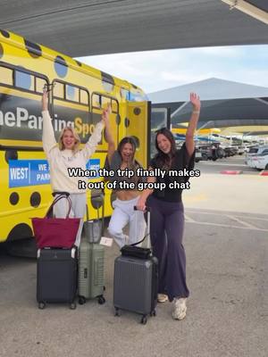 The trip finally made it out of the group chat! Flights booked, bags getting packed, alarms set. Spring break is officially happening. ☀️ Now it’s about getting to the airport without the last-minute stress! Ride together, park with The Parking Spot, and let us handle the rest.  Reliable shuttles, easy reservations, and a smoother start to your trip so the fun can begin before takeoff. #springbreaktravel #girlsgetaway #travelplans 