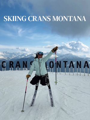 Have I convinced you that you need to visit @Crans-Montana yet?? Checking off @epicpass resort #39 at Crans Montana Resort where Epic Pass holders get unlimited, unrestricted access to ski!! Your next ski trip destination 😉⛷️🇨🇭 #teamepic #ad #skiing 
