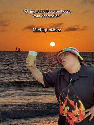 Anything to escape the seasonal depression and snow storm back home 😅 #michiganders #florida #michiganprobs 