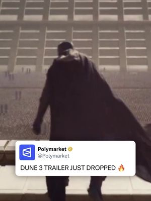Hype is building for Dune: Part Three, with a new trailer dropping tomorrow as Timothée Chalamet teases the film and Warner Bros. unveils new character posters, including Isaach de Bankolé joining the cast as Farok. #dune #chalamet #polymarket 