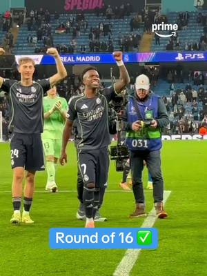 Vini ends the night with a dance 🕺🏻🇧🇷👏 #championsleague #ucl #realmadridcf #vinijr #mancity 