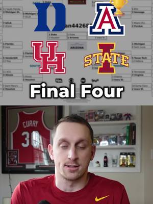 Final Four I guess might as well have been played already in Kansas City last week 😭 #finalfour #MarchMadness #cbb #bracket 