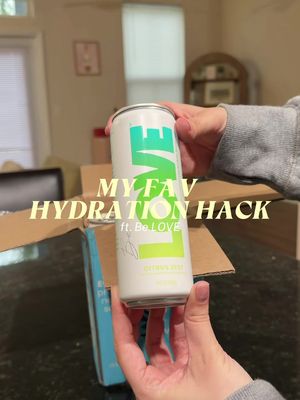 My new favorite habit that makes my day so much better! @drink.love has been such a great addition to my routine when I want something light, hydrating and fun! 🤍✨ #electrolytes #drinkbelove #hydration #wfh 