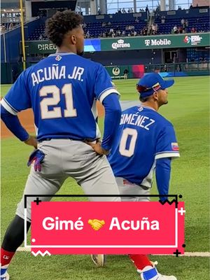 Team Venezuela is all vibes 😄🇻🇪 #WBC #AndresGimenez #RonaldAcunaJr #BlueJays #WorldBaseballClassic 