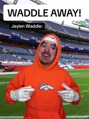 Jaylen Waddle is waddling over to the Broncos😂🏈 #nfl #football #denverbroncos #miamidolphins #jaylenwaddle 