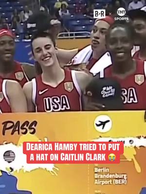 CC wasn’t feeling it 😂  Watch USA vs. Spain on TNT & HBO Max 📺 @FIBA Women's World Cup  #fibawwc #womensbasketball #teamusa #caitlinclark #dearicahamby 