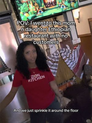 Shoutout to the daughter helping her mom keep her dream alive🥹 📍@zionethiopianresturant  401 N Central Expy, Richardson, TX 75080 #solo #pov #Vlog #ethiopia #fypシ 