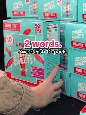 fall in love with our Sweet Fish 10-pack - available in Costco US!! 🍭 #costco #costcofinds #sweetfish #smartsweets #kicksugar