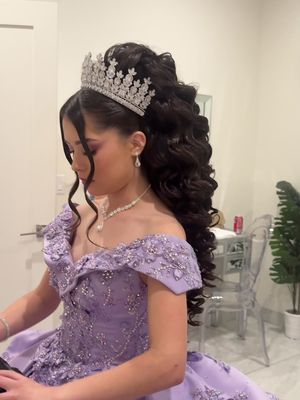 #quinceañera #quinceañeras #quinceañeramakeup 