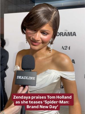 #Zendaya teases #SpiderMan: Brand New Day : “It’s really wonderful. #TomHolland is so talented… I think people will not be disappointed” The trailer is set to release tomorrow. #SpiderManBrandNewDay 