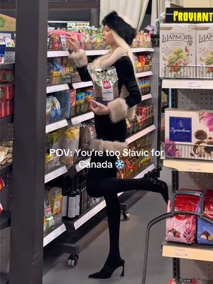 In Canadian supermarkets, they look at me like I’m an alien... so I only go where they understand me. At least by the food I buy 🤣#slavic