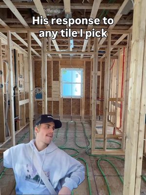 Eventually we will find a tile we both agree on. I hope so anyway! Why is it so hard to find cool and creative tiles in Halifax? The selection is slim and unimaginative. #tileproblems #bathroom #renovation #homebuilding 