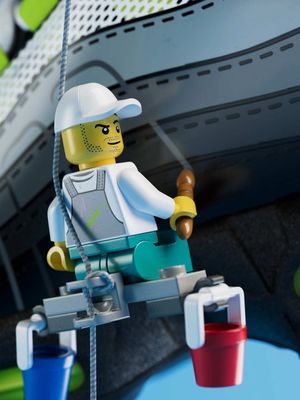 Oh no...LEGO® Minifigures snuck into the Nike Air Max lab again. 🫧😑 Available March 28.