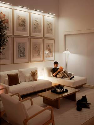 Why we never use big lights in cozy home! 😂✨ #homelighting #interiorinspo #interiordesign #interiordecor #japandi 