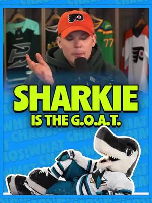 In this house we recognize Sharkie's greatness  Presented by @Sports Interaction  #NHL #hockey #hockeylife #sharks #sjsharks 