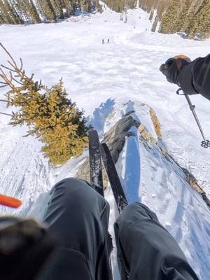 Second take on the fin. Wonder what this guy was thinking while I skied by #ski #skiing