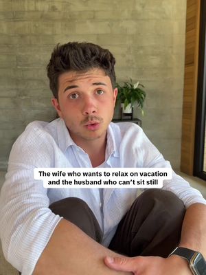 Two types of people on vacation