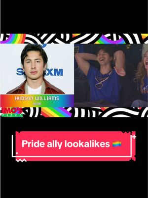 our HIGHLY REQUESTED ally lookalikes cam from Pride night! 📸🏳️‍🌈👏  #lgbtqia #Pride #hudsonwilliams #heatedrivalry #shanehollander 