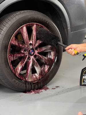 Let's get those wheels clean! Ultimate All Wheel Cleaner is safe on ALL wheel types! #meguiars #wheelcleaner #allwheel #ReflectYourPassion