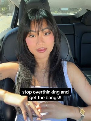 little hair transition for the bangs + layers!! #curtainbangs #hairinspo #howtostyle #haircuttransformation 