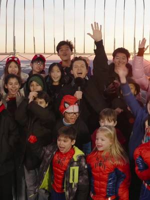 New trailer. New York City. The #SpiderManBrandNewDay trailer reached new heights as it debuted live from the @Empire State Building – watch it online now and see Spider-Man: Brand New Day exclusively in theatres July 31.