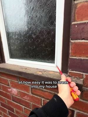 New under stairs window ✅ Although this didn’t go completely to plan, I did learn something. Make absolutely certain that the new window is the right size for the brickwork 🫣 This was a massive miss measurement, and I won’t be making that mistake again… I hope. All that to one side. The security risk was real. If you have old windows. Make sure you check if they can be removed from the outside!  #DIY #windowfilminstallation #homerenovationuk #homeimprovement #ukhome