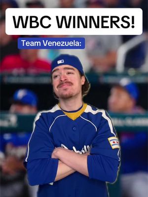 Team Venezuela wins the World Baseball Classic!🌎⚾️ #baseball #worldbaseballclassic #teamvenezuela #teamusa 