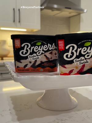 Partnering with @Breyers Ice Cream No prep. No mess. Just a sweet moment together!🤍 #BreyersPartner Breyers Sundae Swirls Flavors: Strawberry Pound Cake Hot Fudge Brownie Salted Caramel Truffle Chocolate Lava Cake Which one are you grabbing first? #Breyers #SundaeSwirls #NewProduct #Sundae
