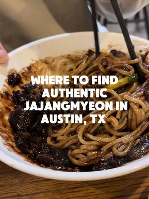 You want the authentic jajangmein? I gotchu! I promised the crowd at SXSW that I would share my favorite one and here it is! At @freshheimaustin #atx #austinfoodadventures #atxfoodtime
