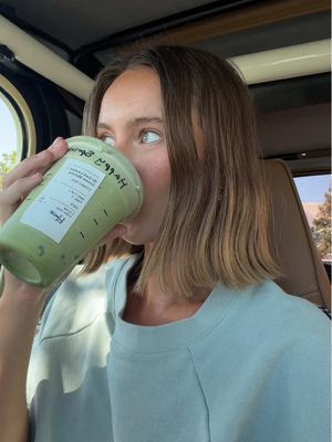 spring + matcha, life is good. #StarbucksCreator @Starbucks  I like mine a little less sweet so I just got it with two pumps of the classic syrup instead of three
