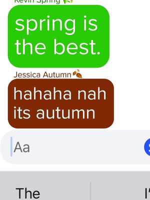 What is your favourite season?
