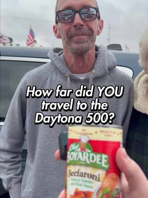 How far did you travel to the Daytona 500? #ad #daytona #nascar 