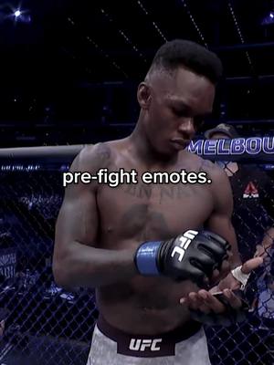 Emote Game on LOCK 😤 #UFCSeattle #IsraelAdesanya