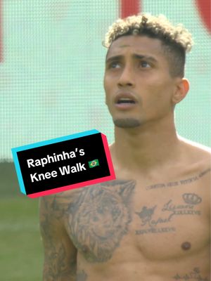 🙏 Raphinha walking the length of the pitch on his knees after surviving on the final day of the 2021/22 #PremierLeague season. #Raphinha #LeedsUnited  