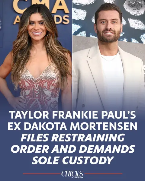 TMZ reports that Dakota Mortensen has officially filed a restraining order on Taylor Frankie Paul and is fighting for sole custody