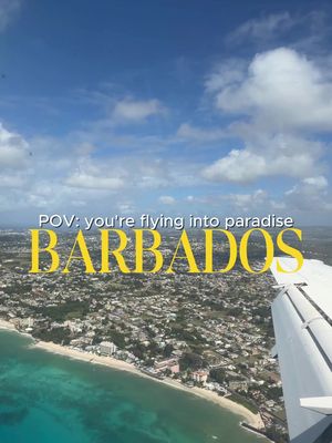 Your first glimpse of paradise. 🇧🇧✈️ That moment when our island comes into view signals that your Barbados escape has officially begun. The stunning views start even before you land, featuring our turquoise waters, endless coastlines, and the promise of your sweetest escape below. Visit the link in our bio for more! #VisitBarbados #LoveBarbados #MyBarbados #BarbadosViews