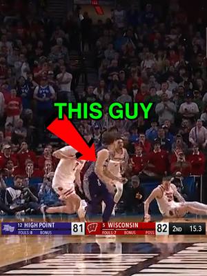 Chase Johnston's first two-pointer OF THE SEASON was a game-winner 😅 @mollyhannahm  #MarchMadness #basketball #collegebasketball #cbb