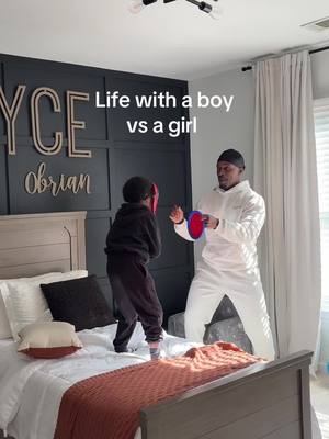 When you have the best of both worlds #relatableparenting #lifewithkids #fathersonduo #girlmomlife #siblingsgoals #parentingmoments 