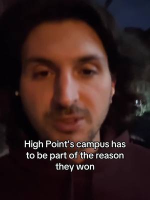High Point with the upset of the day and the campus of the century #collegebasketball #ncaabasketball #MarchMadness #fyp 