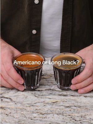 Same coffee. Same ingredients. Totally different taste ☕️ Americano vs Long Black comes down to one small detail, and it changes everything. One is smooth and light, the other is richer, stronger, and full of aroma. Which one are you choosing? #americano #longblack #coffee #espresso #coffeeeducation       