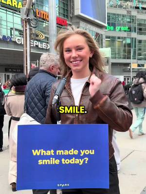 What made you smile today? Or who did you make smile… March 22nd.