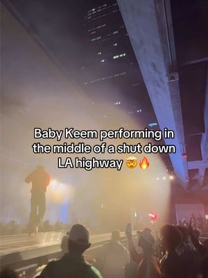 #BabyKeem just performed in the middle of a shut down highway in LA for Adidas' World Cup away jersey launch event‼️🔥 Y'all rockin' with 'Ca$ino'⁉️🤔 #Keem #Adidas #concert #RapTV  