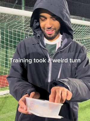 Training got a little weird 🤨