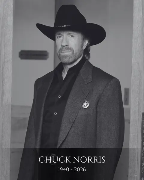 LEGEND LOST: Iconic actor and martial artist Chuck Norris has died, according to a family statement: "While our hearts are broken, we are deeply grateful for the life he lived and for the unforgettable moments we were blessed to share with him." "The love and support he received from fans around the world meant so much to him, and our family is truly thankful for it."